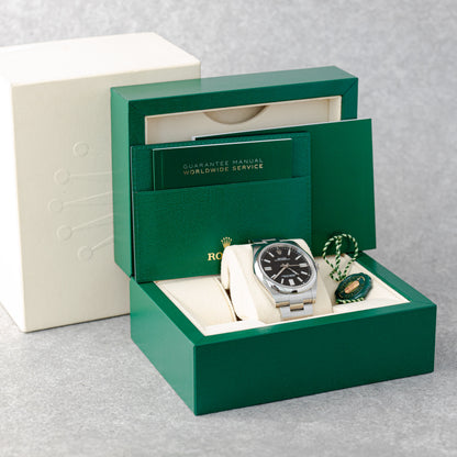 ROLEX OYSTER PERPETUAL 41 PRETO REF: 124300 (2023)