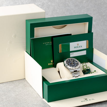 ROLEX SKY-DWELLER BLUE DIAL REF: 326934