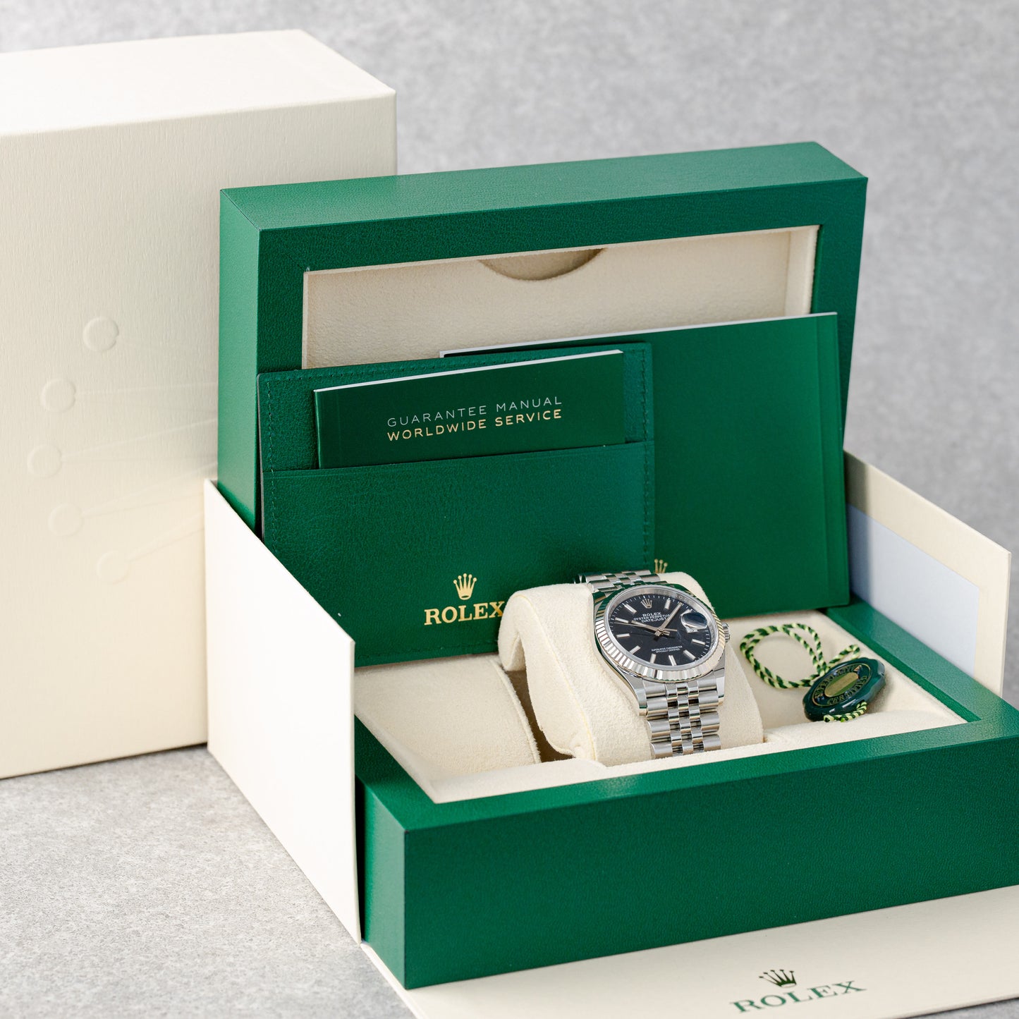 ROLEX DATEJUST 36 BLUE DIAL REF: 126234