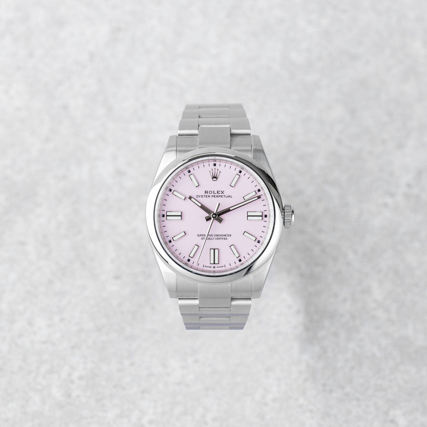 ROLEX OYSTER PERPETUAL 41 CANDY PINK REF: 134300