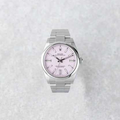 ROLEX OYSTER PERPETUAL 41 CANDY PINK REF: 134300