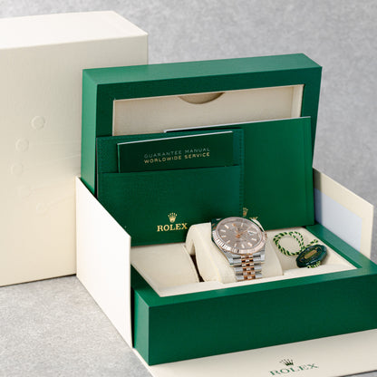 ROLEX DATEJUST 41 SUNDUST DIAL REF: 126331