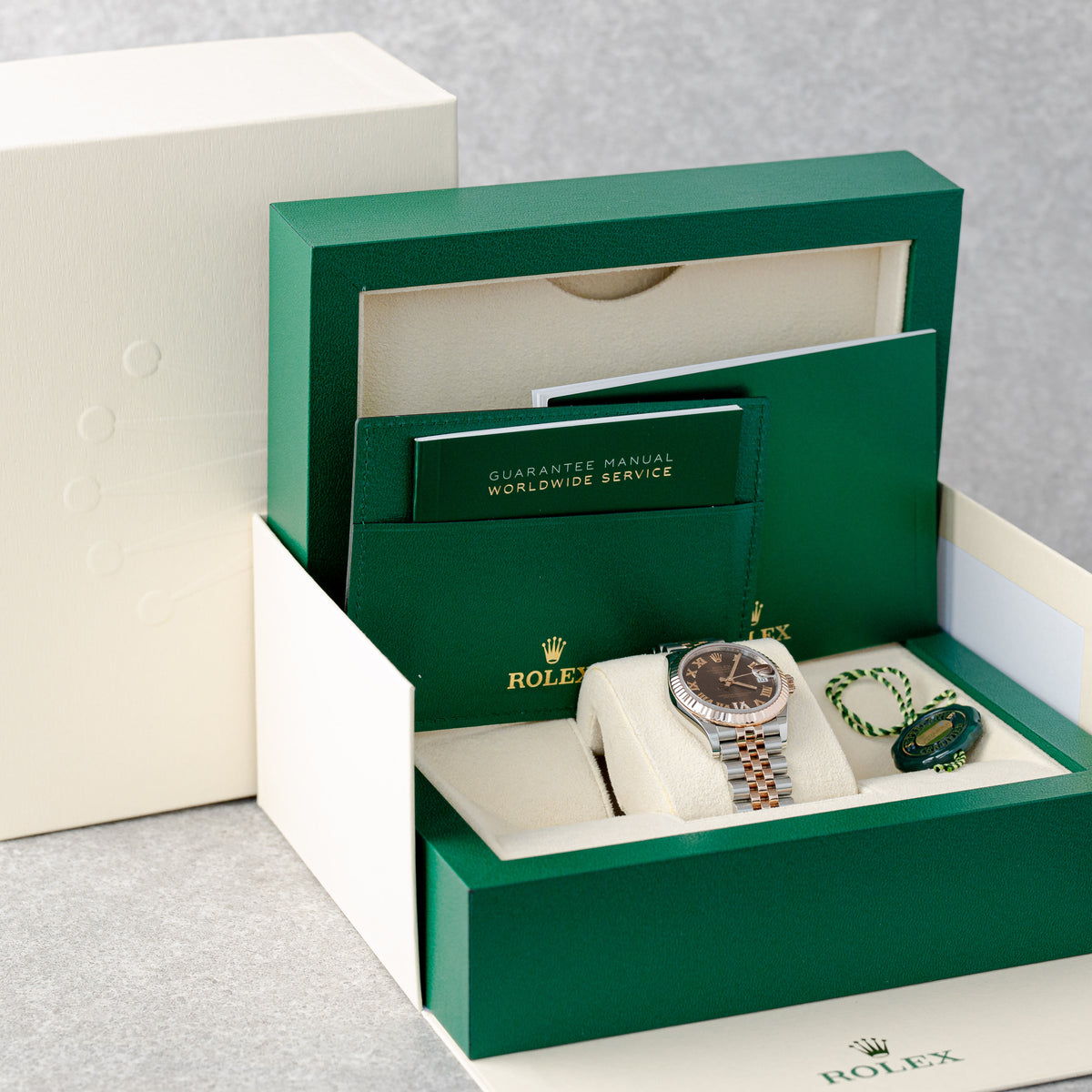 ROLEX DATEJUST 31 CHOCOLATE DIAL REF: 278271