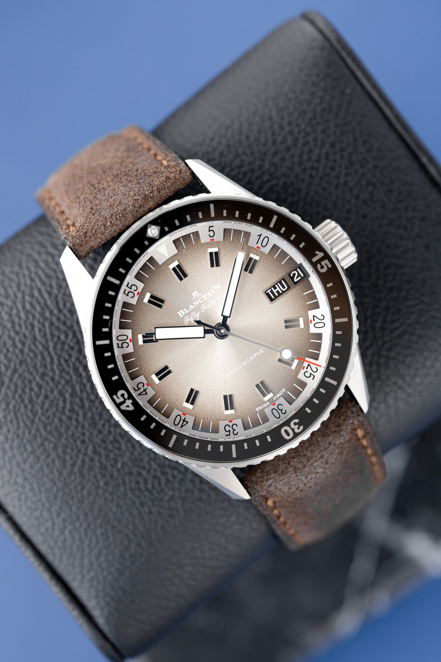 BLANCPAIN FIFTY FATHOMS BATHYSCAPHE JOUR DATE 70' REF: 5052-1110-63A