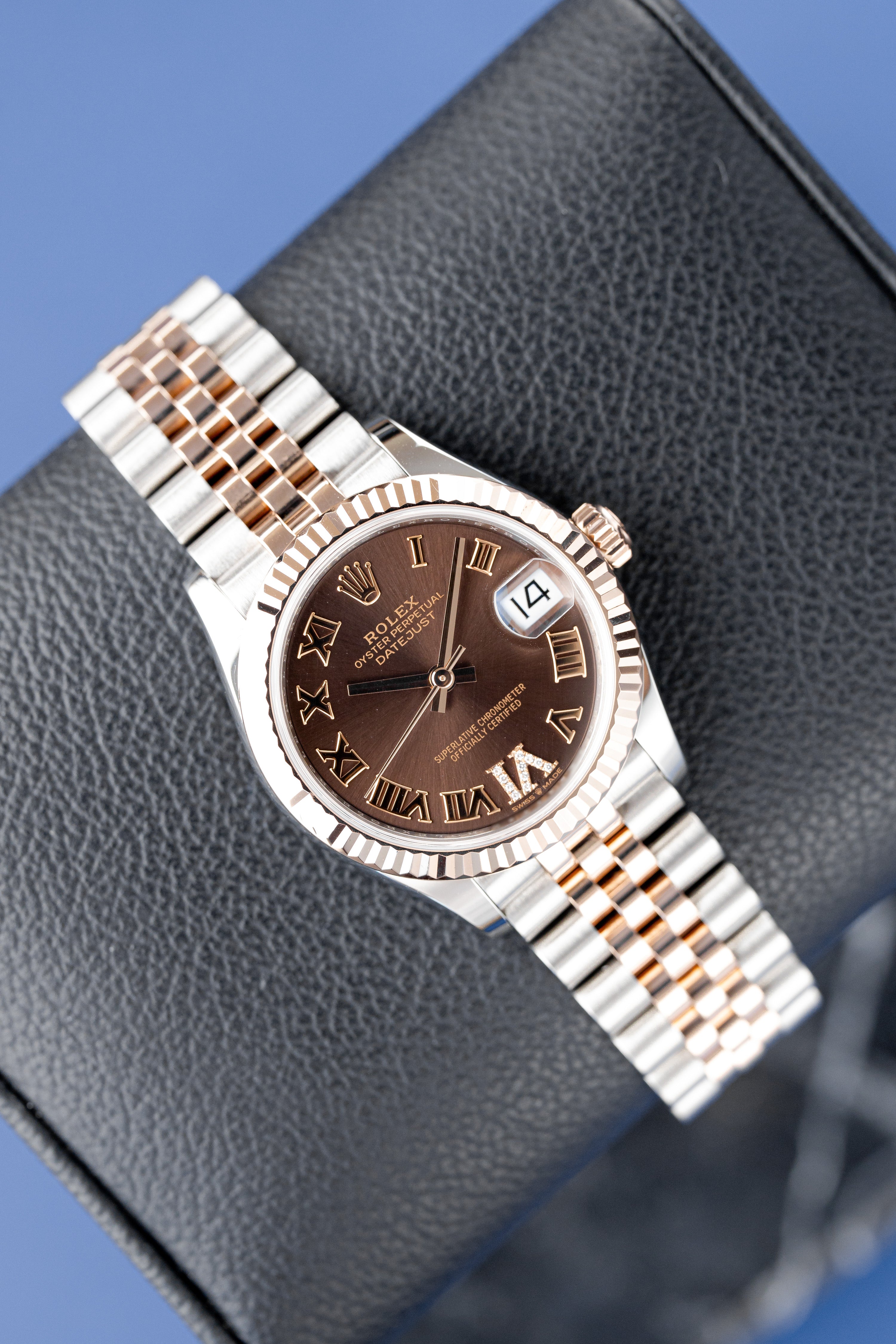 ROLEX DATEJUST 31 CHOCOLATE DIAL REF: 278271 – Midnight Watches