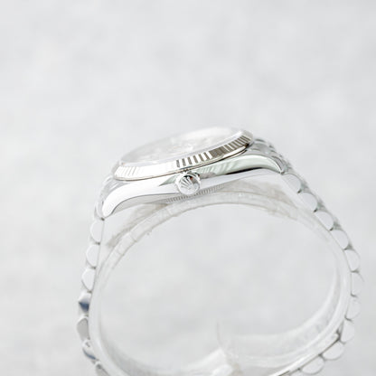 ROLEX DATEJUST 36 SILVER DIAL REF: 126234