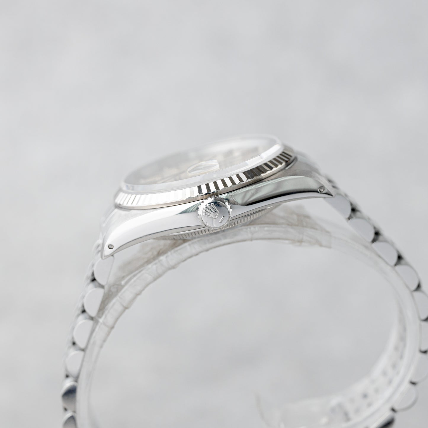 ROLEX DATEJUST 36 SILVER DIAL REF: 16234