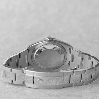 ROLEX DATEJUST 36 BLACK OYSTER REF: 126200