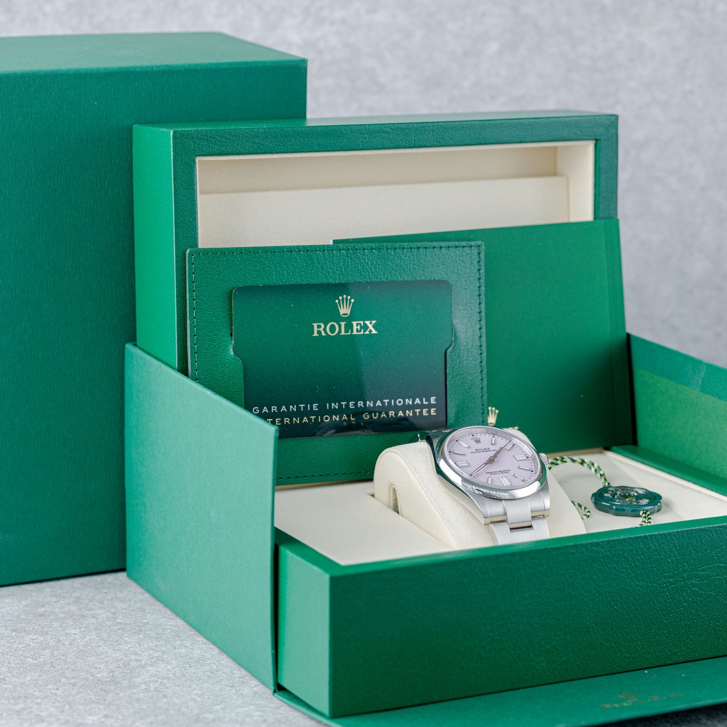 ROLEX OYSTER PERPETUAL 41 CANDY PINK REF: 134300