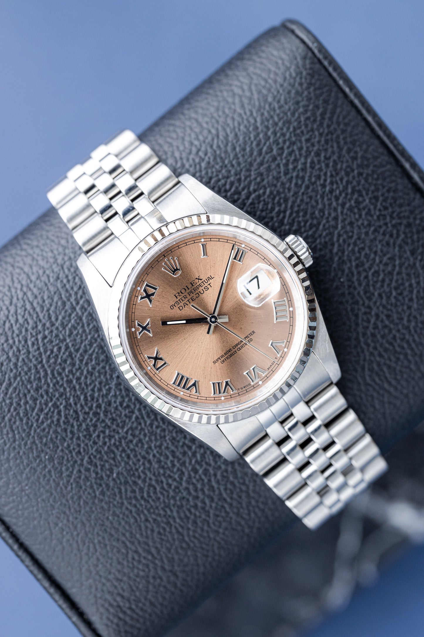 ROLEX DATEJUST 36 SALMON DIAL REF: 16234