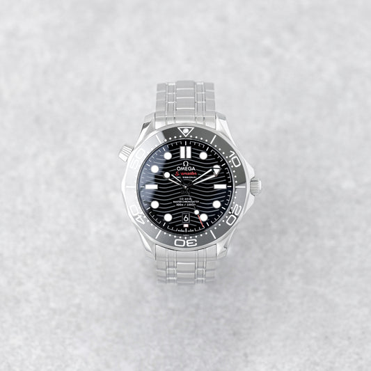 OMEGA SEAMASTER DIVER 300M BLACK DIAL REF: 210.30.42.20.01.001