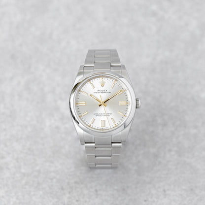 ROLEX OYSTER PERPETUAL 36 'SILVER DIAL' REF: 126000