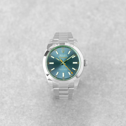 ROLEX MILGAUSS BLUE DIAL REF: 116400GV