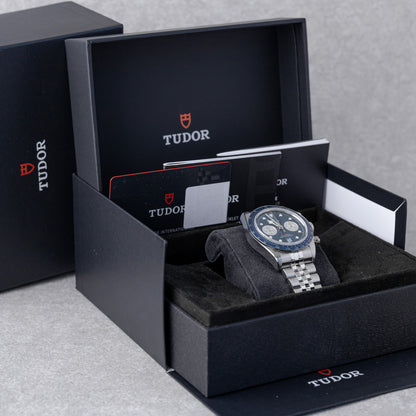 TUDOR BLACK BAY CHRONO "BLUE BOUTIQUE EDITION" REF: 79360B