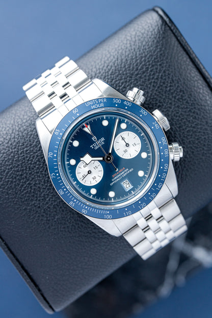 TUDOR BLACK BAY CHRONO "BLUE BOUTIQUE EDITION" REF: 79360B