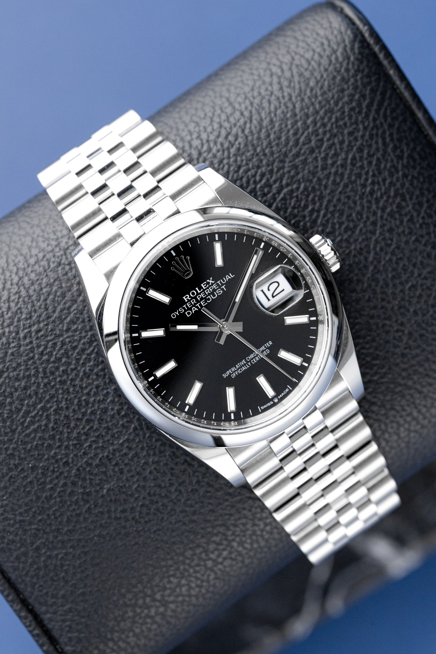 ROLEX DATEJUST 36 BLACK JUBILEE REF: 126200