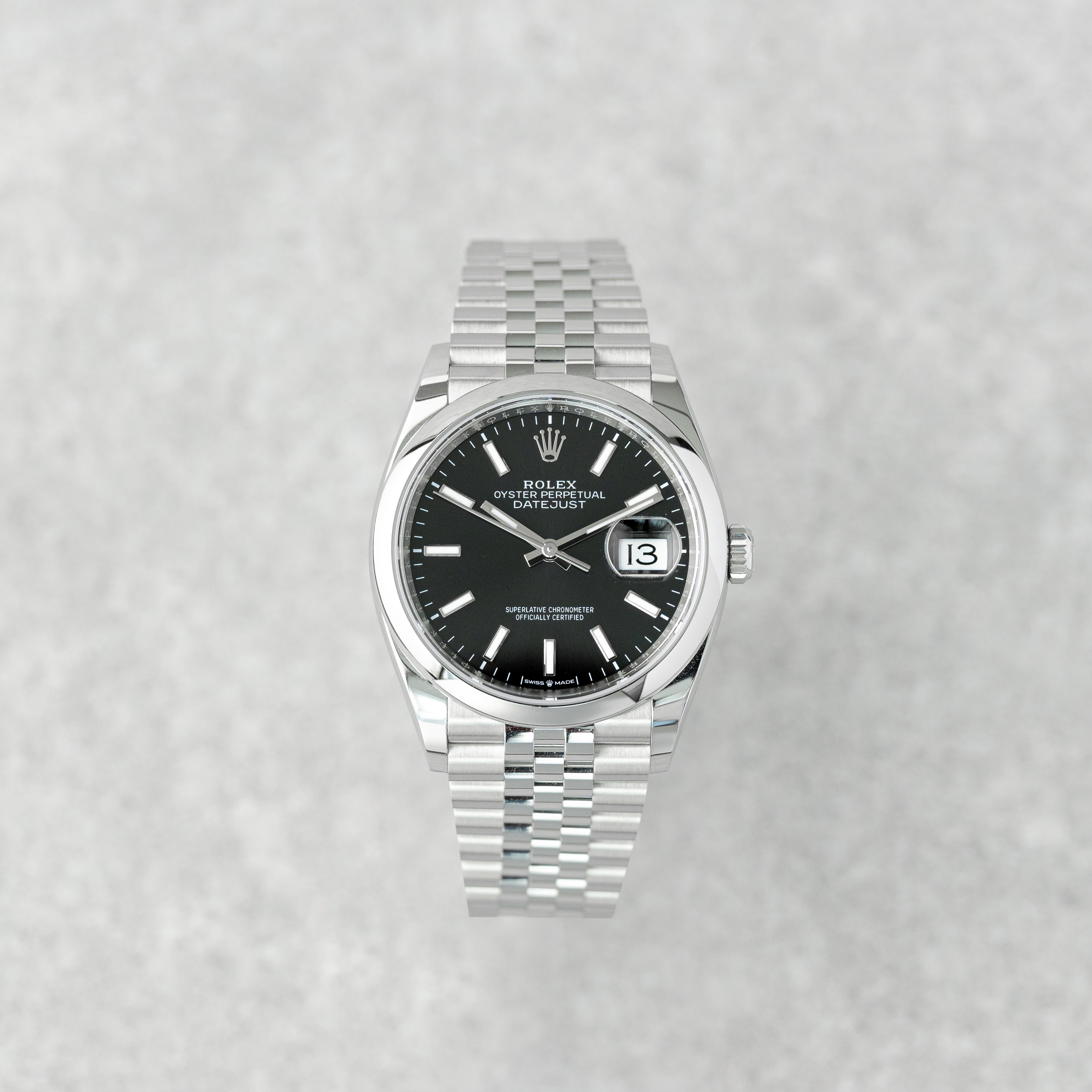 ROLEX DATEJUST 36 BLACK JUBILEE REF: 126200 – Midnight Watches