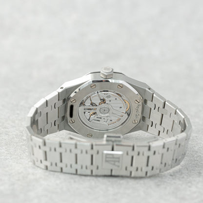 AUDEMARS PIGUET ROYAL OAK 37MM GREY DIAL "50TH ANNIVERSARY" REF: 15550ST