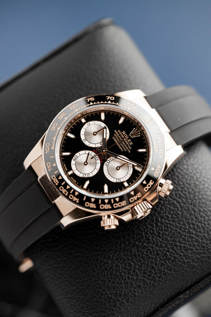 ROLEX DAYTONA BLACK DIAL REF: 126515LN