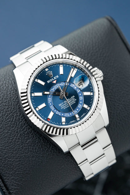 ROLEX SKY-DWELLER BLUE DIAL REF: 326934