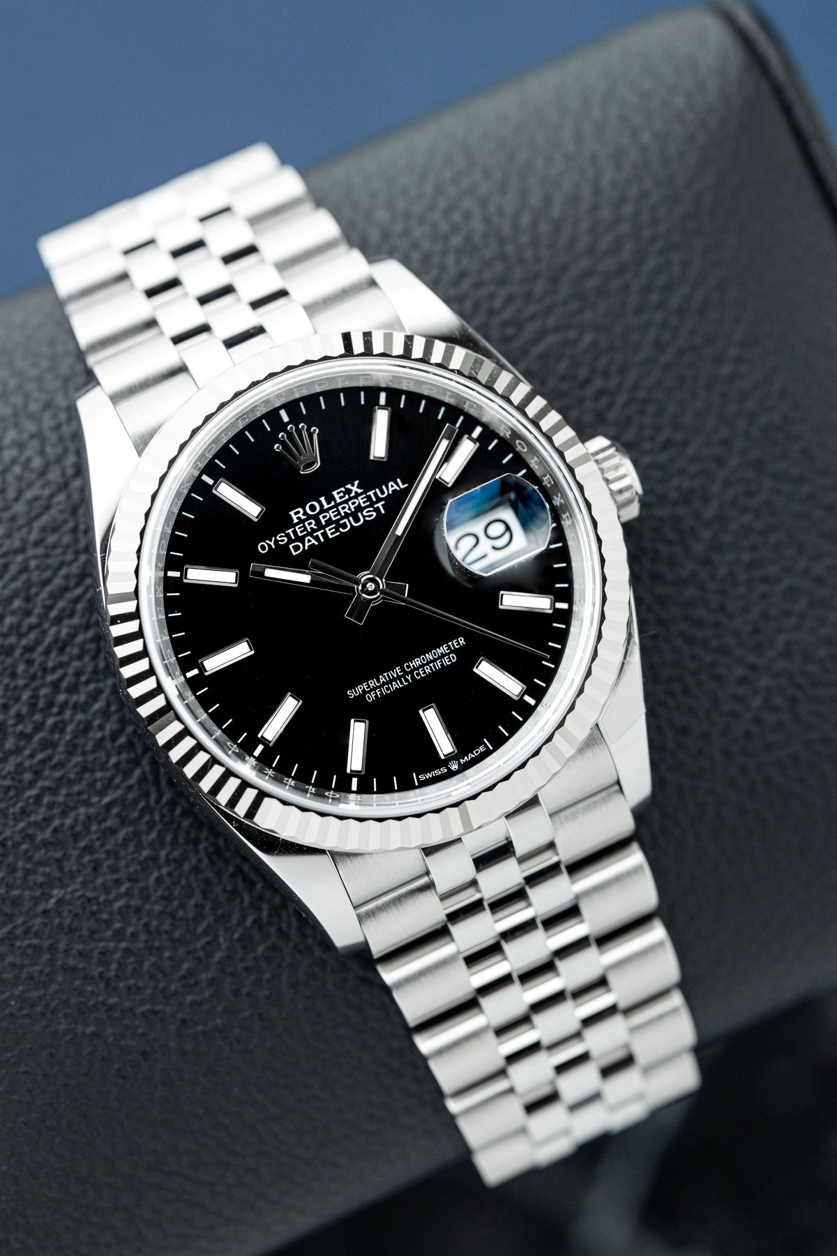 ROLEX DATEJUST 36 BLACK JUBILEE REF: 126234 (2025)