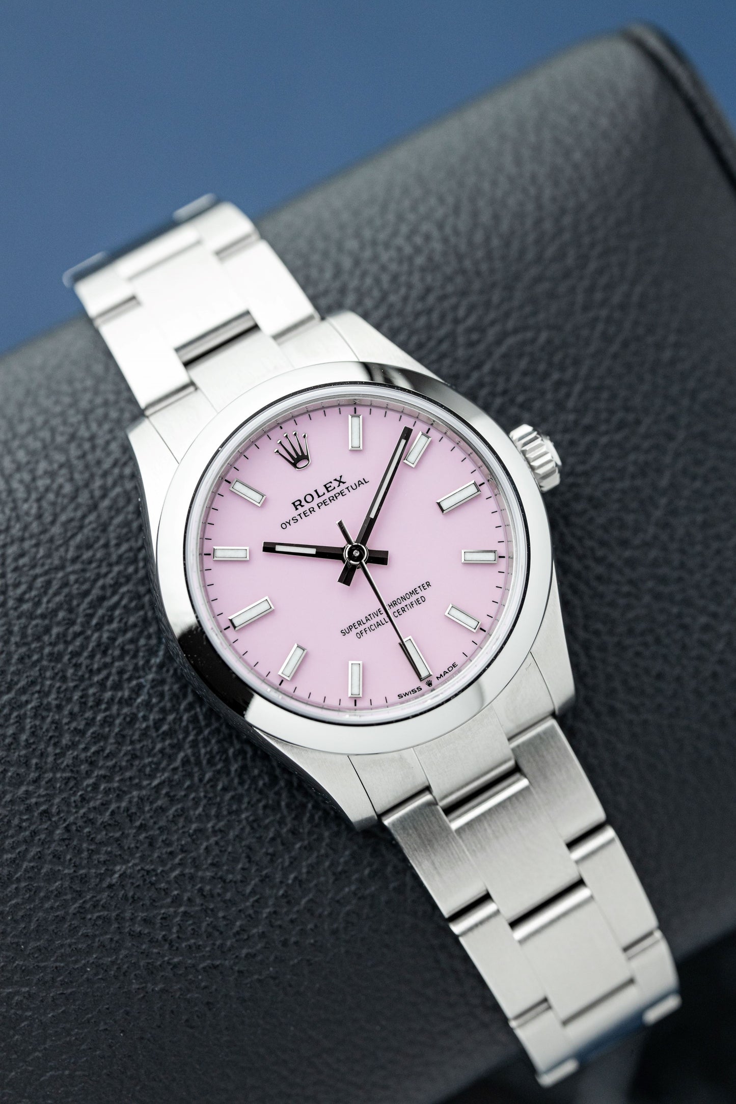 ROLEX OYSTER PERPETUAL 31 PINK DIAL REF: 277200 (2025)