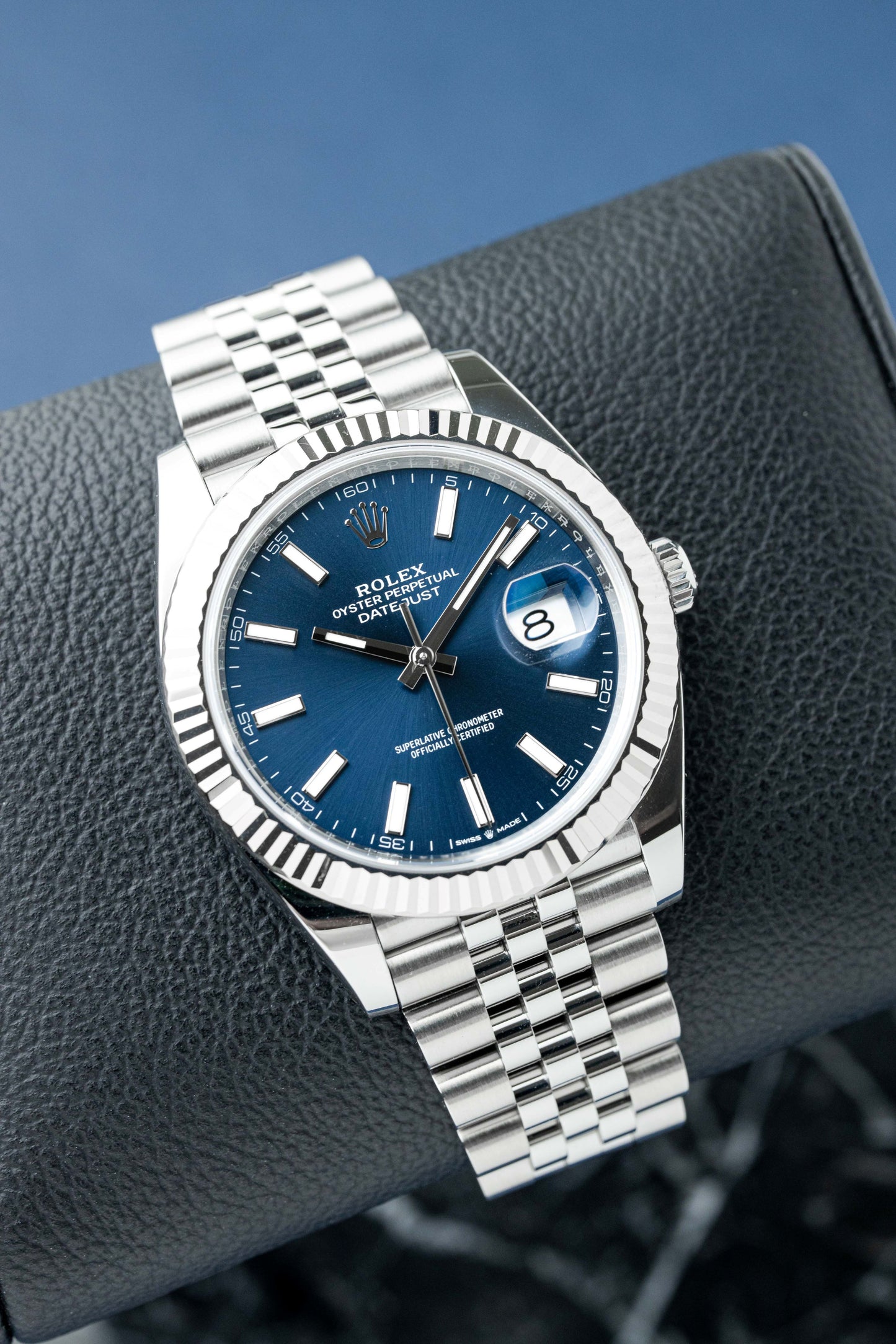 ROLEX DATEJUST 41 BLUE DIAL REF: 126334 (2025)