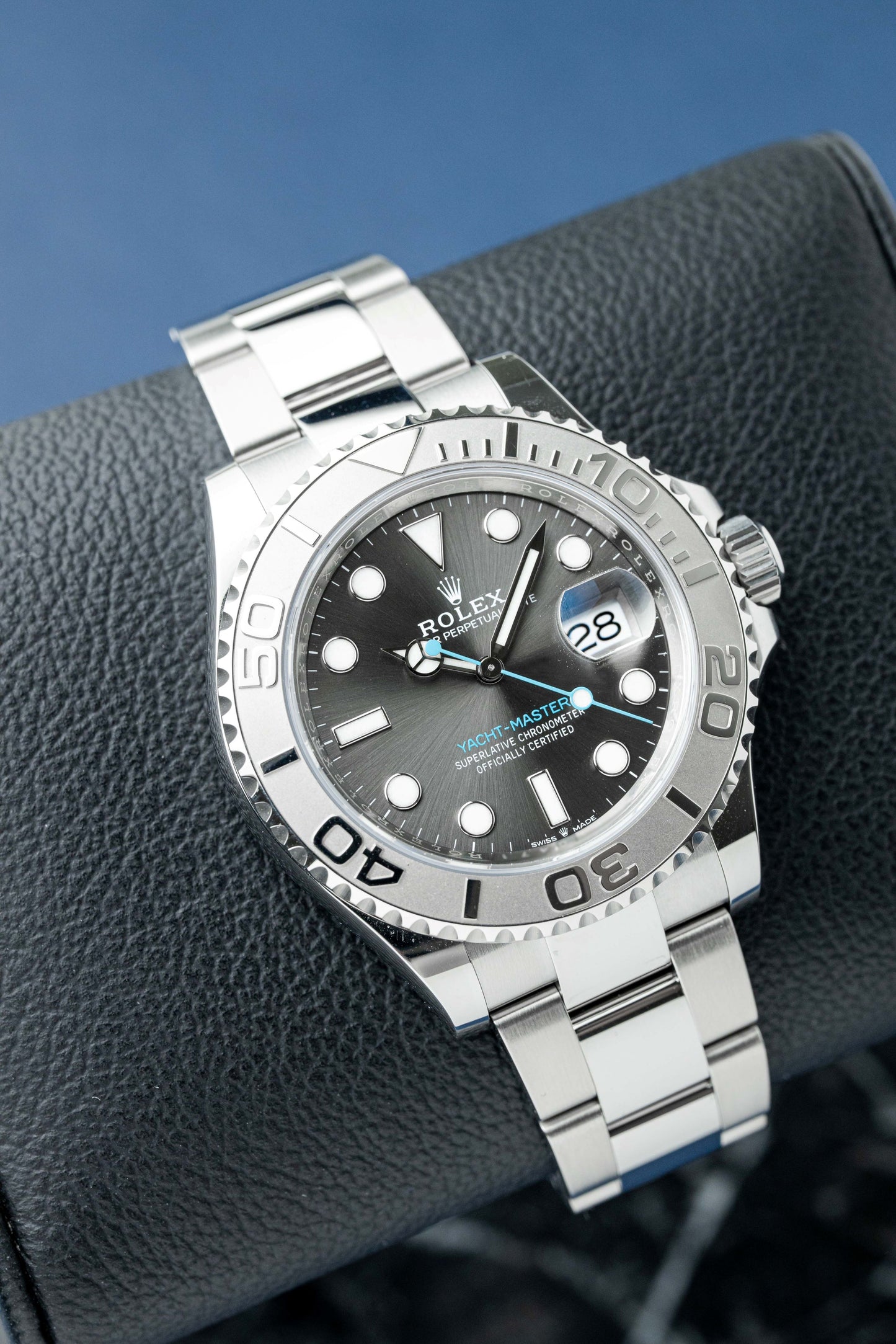 ROLEX YACHT-MASTER 40 "RHODIUM DIAL" REF:126622