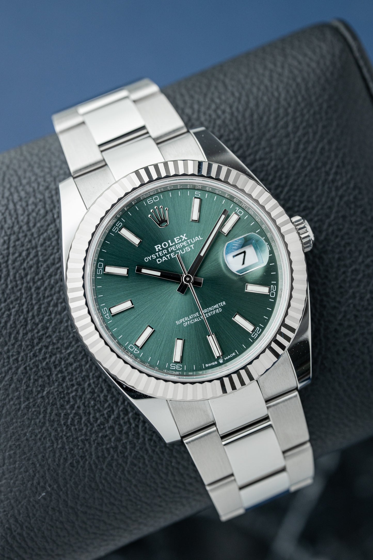 ROLEX DATEJUST 41 DIAL VERDE OYSTER REF: 126334 (2024)