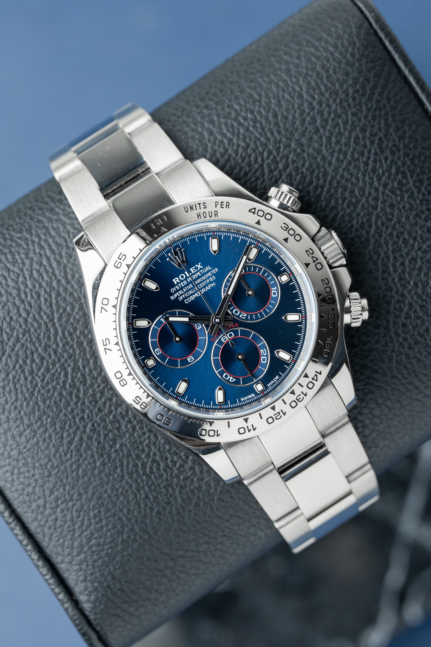 ROLEX DAYTONA "BLUE DIAL" REF: 116509 (2017)
