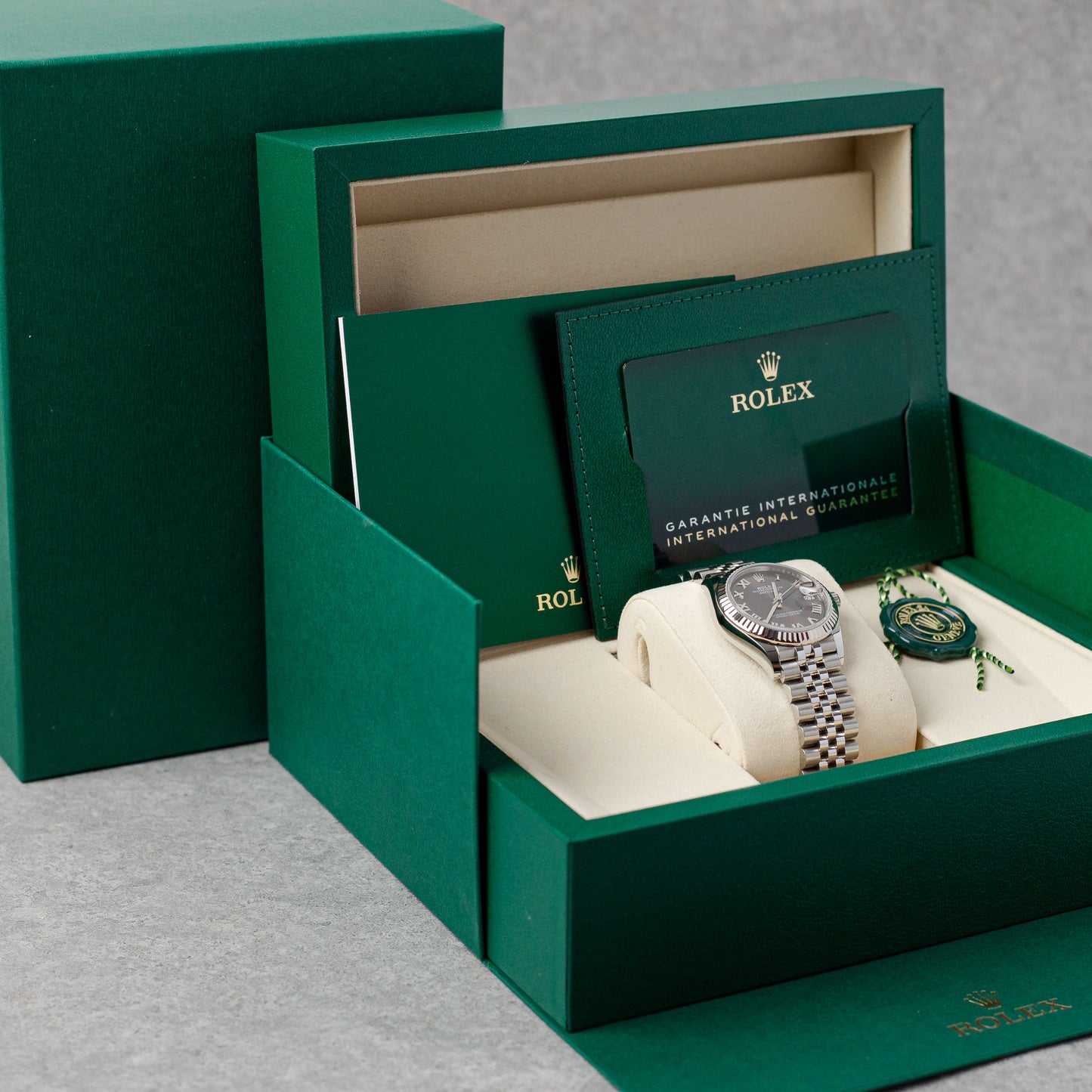 ROLEX DATEJUST 31 CINZA ESCURO REF: 278274 (2026)