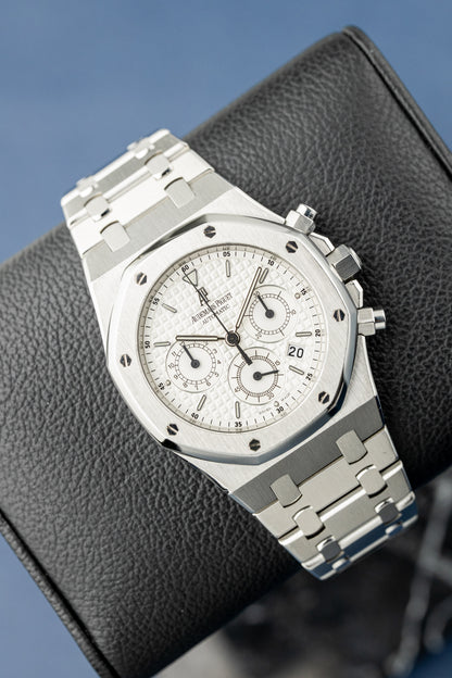 AUDEMARS PIGUET ROYAL OAK CHRONOGRAPH 'KASPAROV' 39MM WHITE REF: 25860ST