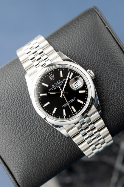 ROLEX DATEJUST 36 PRETO JUBILEU REF: 126200 (2025)