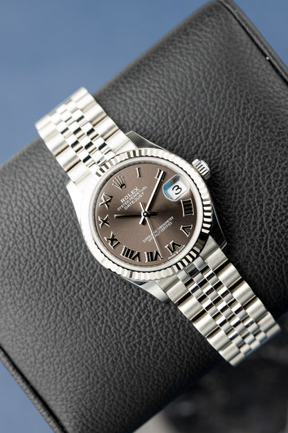 ROLEX DATEJUST 31 CINZA ESCURO REF: 278274 (2026)