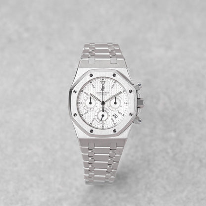 AUDEMARS PIGUET ROYAL OAK CHRONOGRAPH 'KASPAROV' 39MM WHITE REF: 25860ST