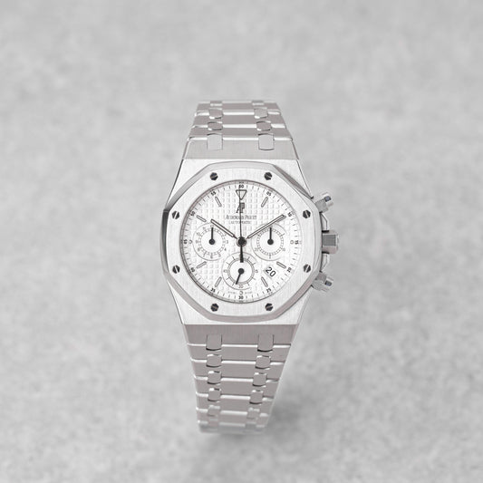 AUDEMARS PIGUET ROYAL OAK CHRONOGRAPH 'KASPAROV' 39MM WHITE REF: 25860ST
