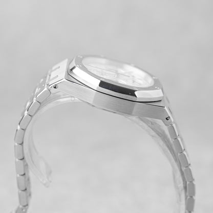 AUDEMARS PIGUET ROYAL OAK CHRONOGRAPH 'KASPAROV' 39MM WHITE REF: 25860ST