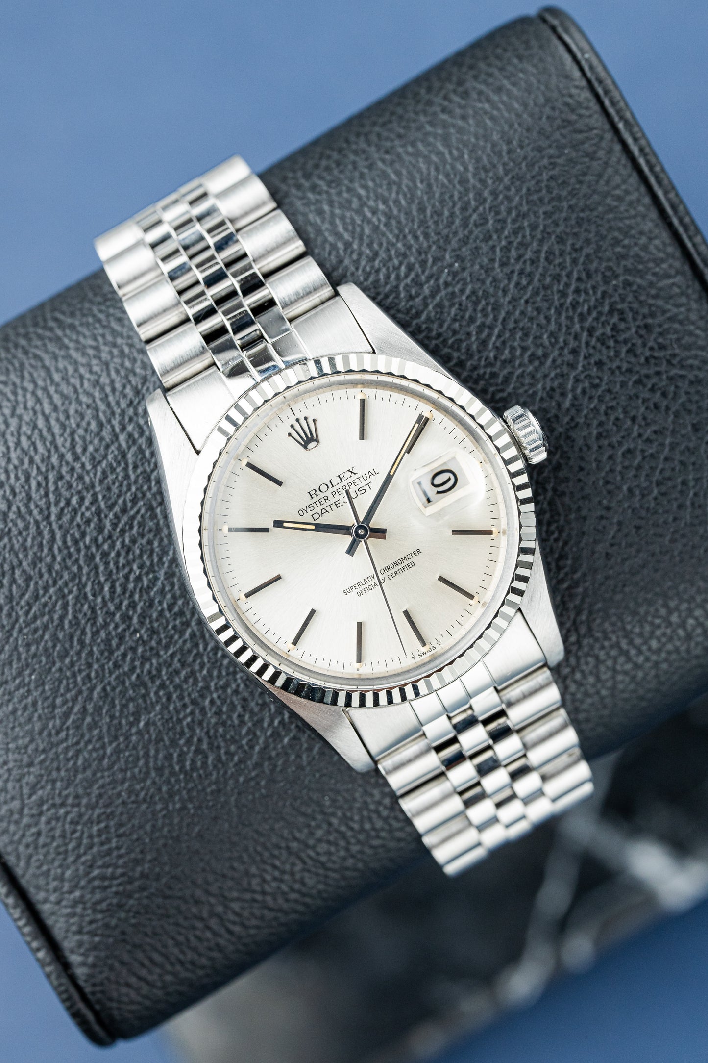 ROLEX DATEJUST 36 SILVER DIAL REF: 16014 (1981)
