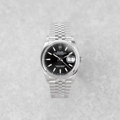 ROLEX DATEJUST 36 PRETO JUBILEU REF: 126200 (2025)