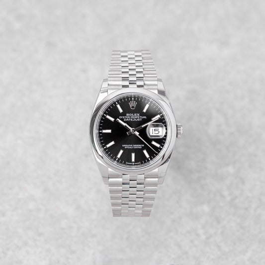 ROLEX DATEJUST 36 BLACK JUBILEE REF: 126200 (2026)