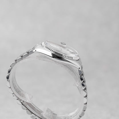 ROLEX DATEJUST 36 SILVER DIAL REF: 16014 (1981)