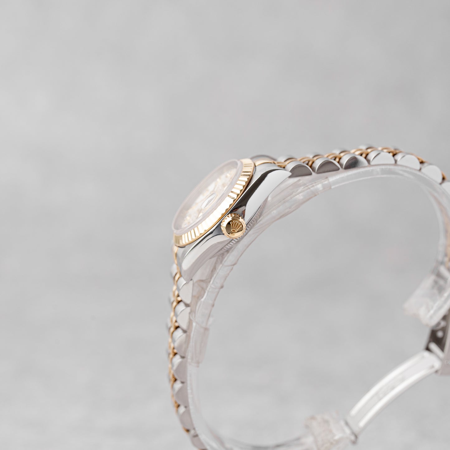 ROLEX LADY-DATEJUST 26 DIAL PRATEADO COM DIAMANTES REF: 69173 (1997)