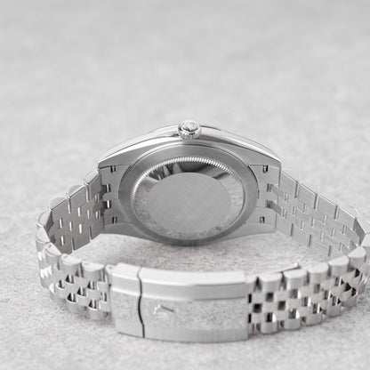 ROLEX DATEJUST 41 DIAL PRATEADO REF: 126334
