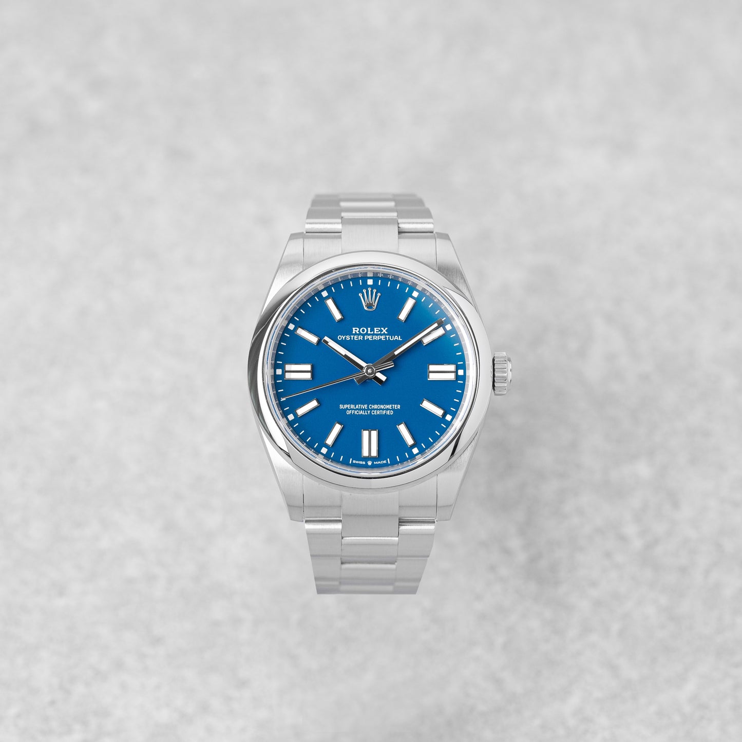 ROLEX OYSTER PERPETUAL 41 MED BLUE REF: 134300 (2025)