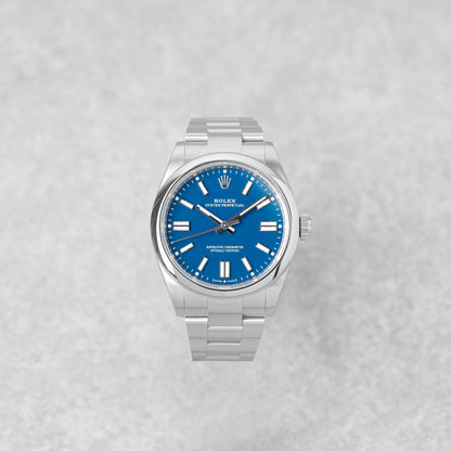 ROLEX OYSTER PERPETUAL 41 MED BLUE REF: 134300 (2025)