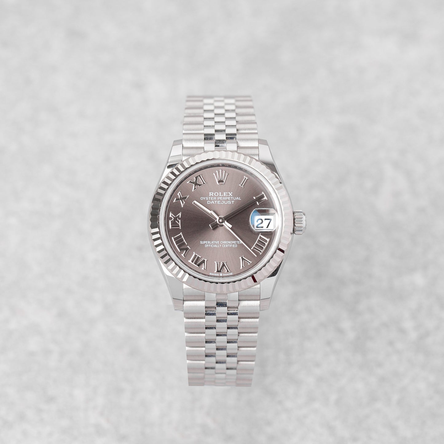 ROLEX DATEJUST 31 CINZA ESCURO REF: 278274 (2026)