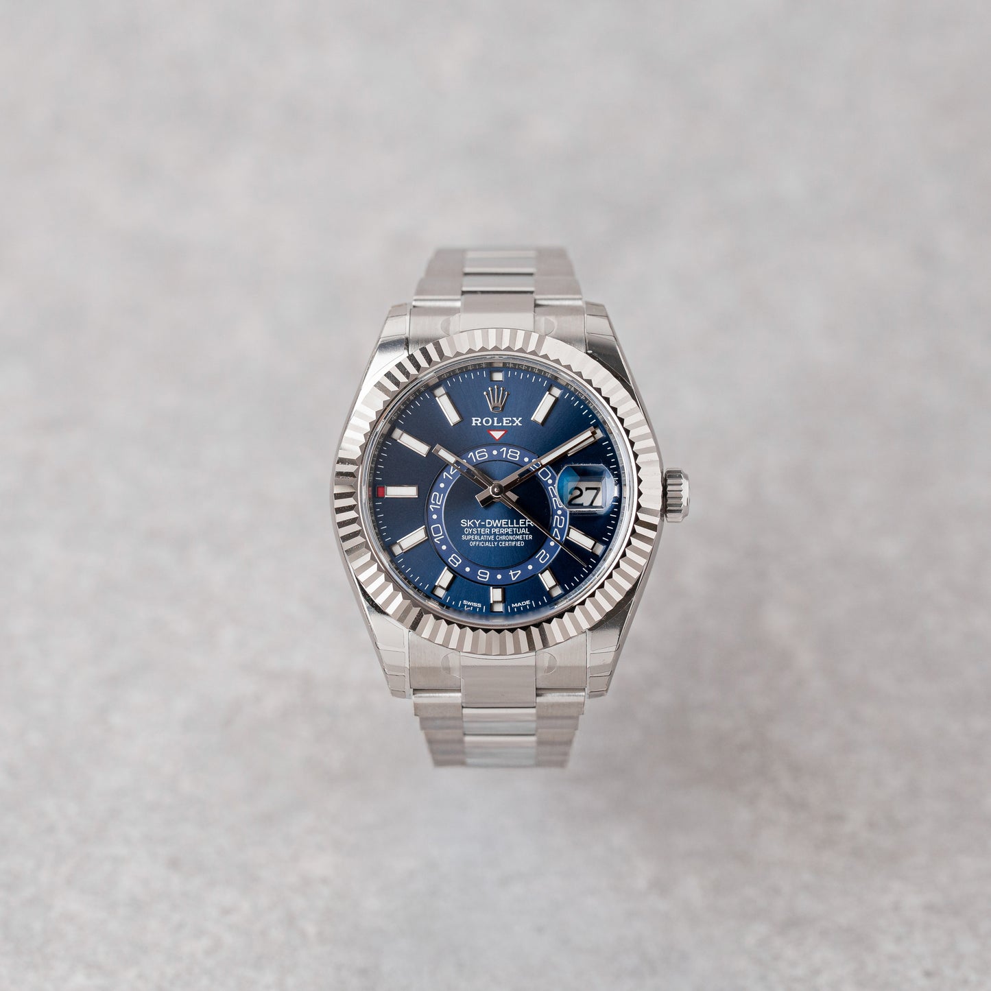ROLEX SKY-DWELLER BLUE DIAL REF: 326934 (NOS)
