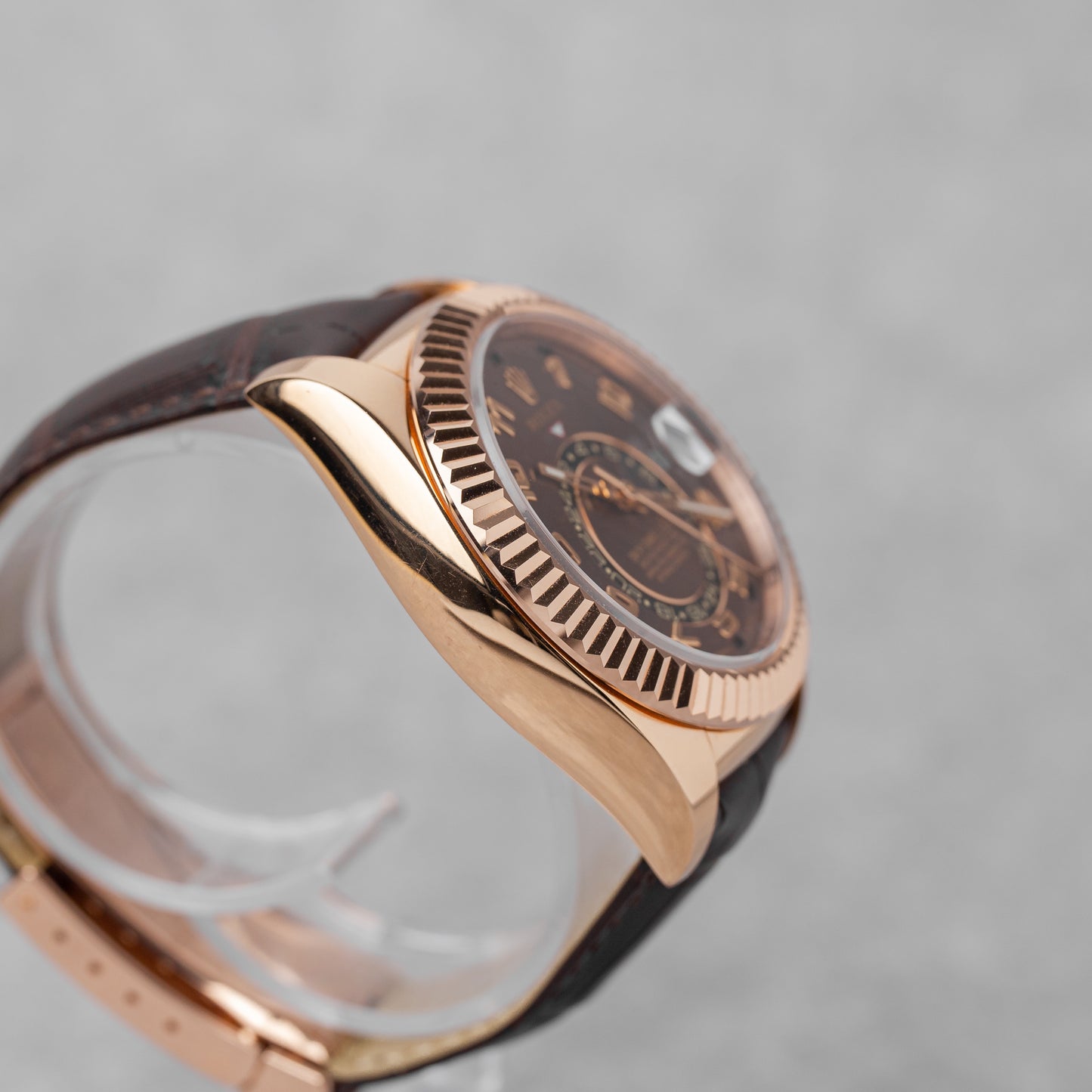 ROLEX SKY-DWELLER CHOCOLATE DIAL REF: 326135