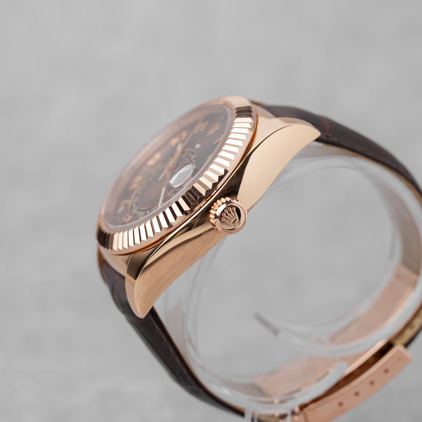 ROLEX SKY-DWELLER CHOCOLATE DIAL REF: 326135