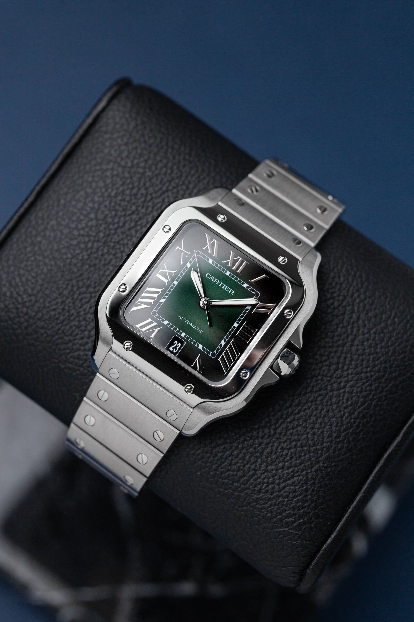 CARTIER SANTOS LARGE GREEN REF: WSSA0062